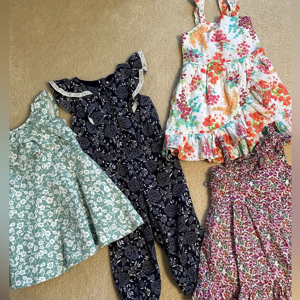 Janie and Jack lot, girls size 3, 4